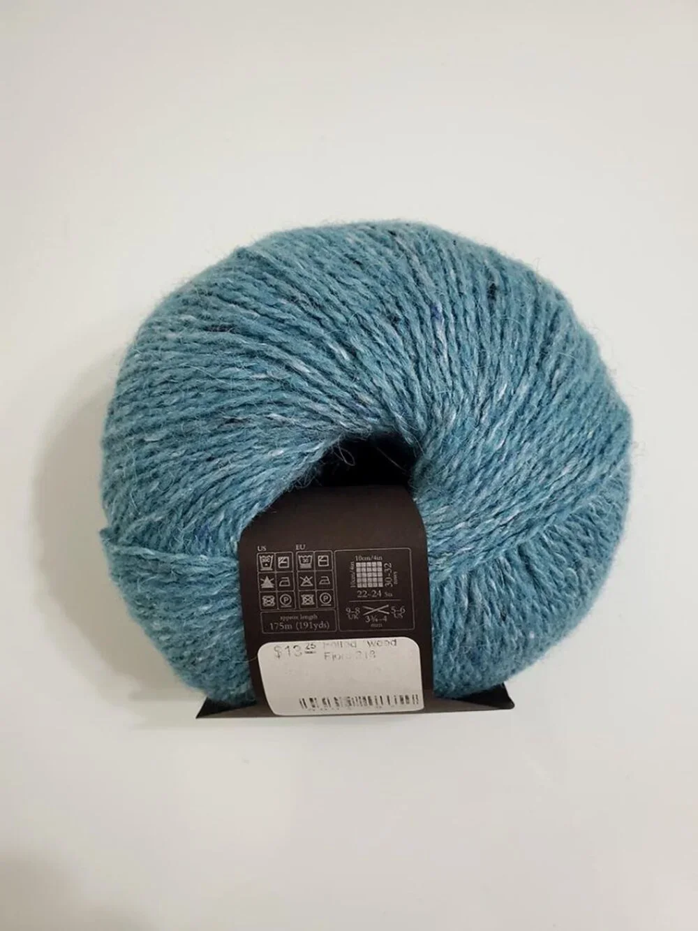 Rowan Felted Tweed Yarn Fjord Blue Wool Alpaca Viscose 50g 175m Italy